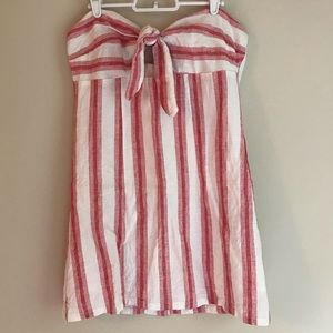 Forever 21 Strapless Keyhole Mini Dress